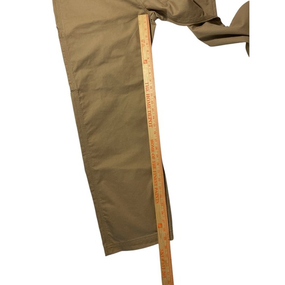 LEVI'S Strong Skateboarding Brown Carpenter Jeans 34/32 (29.5) Button Fly Big‎ E - Picture 7 of 10